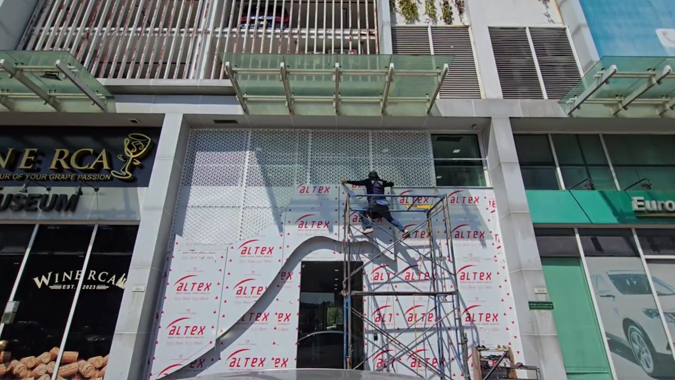 ฟาซาดคลินิก SKY9 พระราม9 | ภาพหลังติดตั้งเสร็จสมบูรณ์ Façade ภาพที่ 4